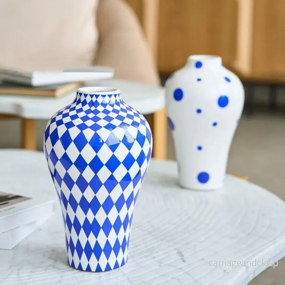 Levande Veskaå geometrisk keramikkrus | Veska - Bild 3