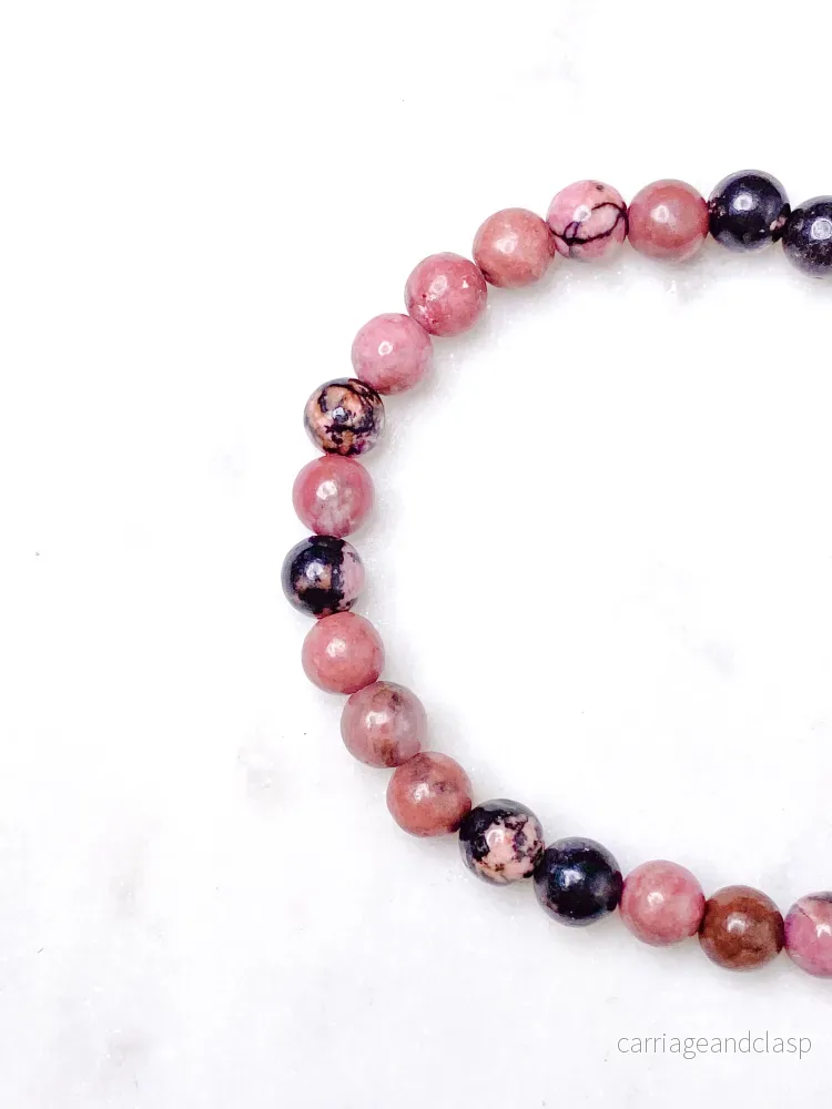 Rhodonitarmband Rhodonitarmband