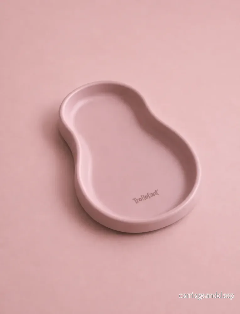 Trollefant skötbädd med avtagbar lekbåge, Rosa - Bild 2