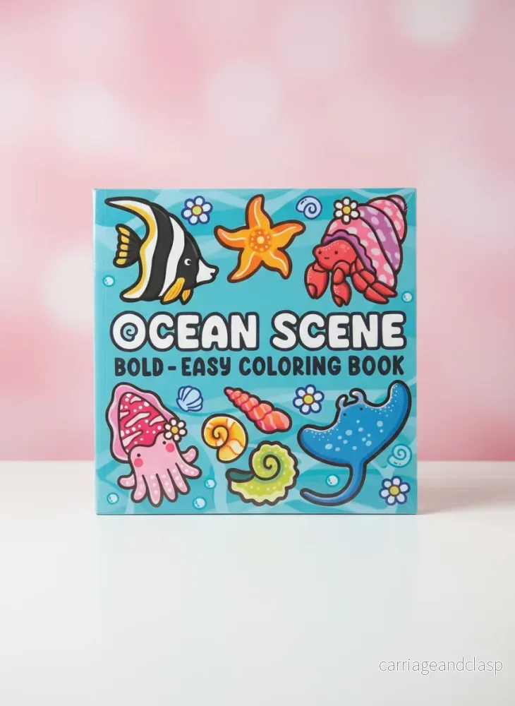 Målarbok – Ocean scene