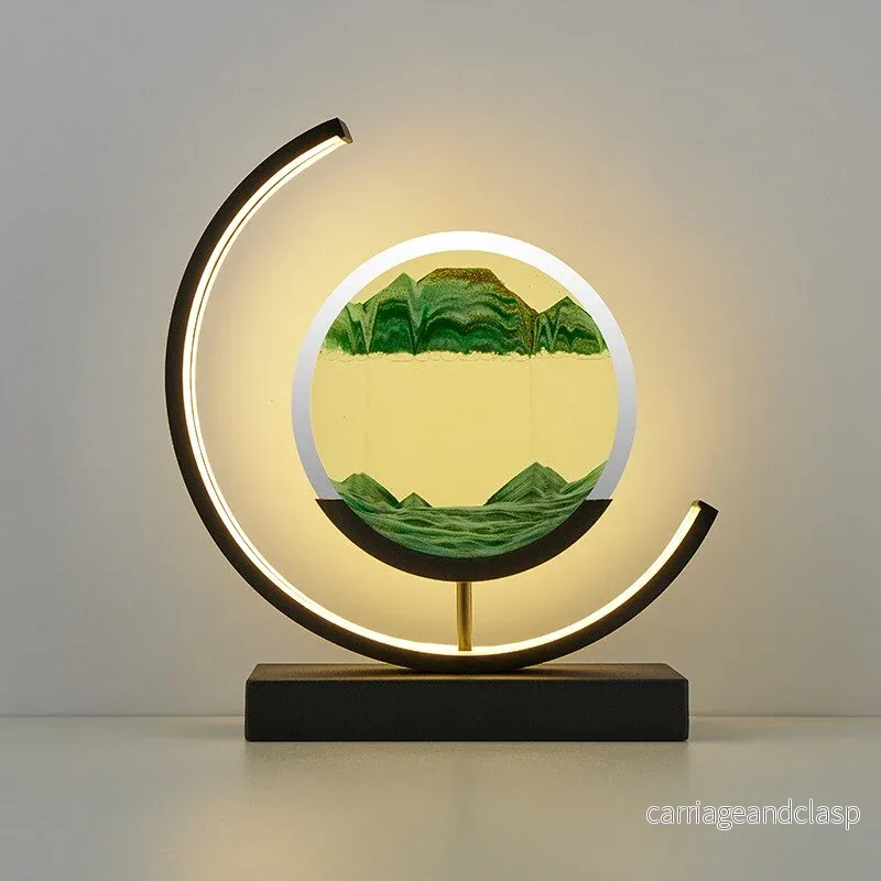 Bordslampa Modern LED Sandkonstljus | Veska