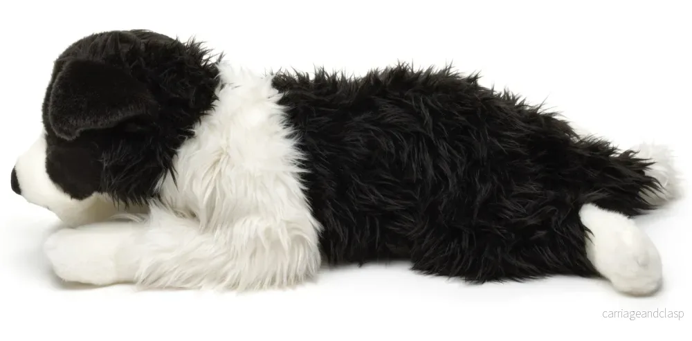 Uni Toys - Border Collie liggande Gosedjur - Bild 3