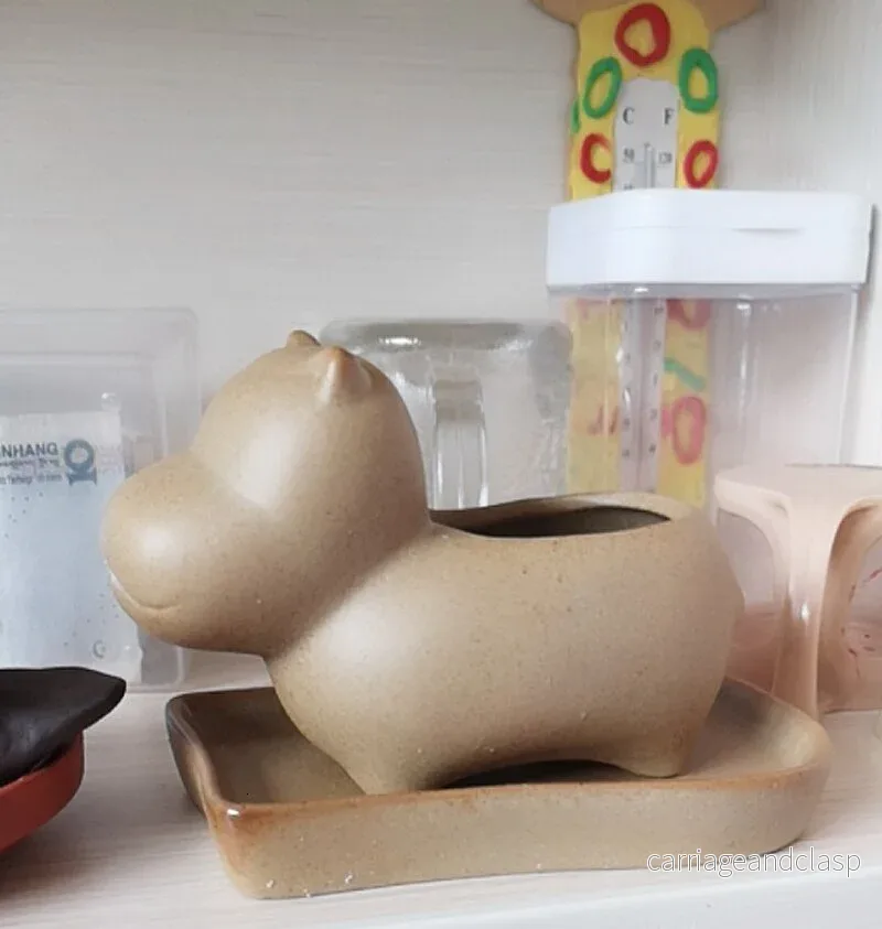 Elefant Minimal Keramisk Blomkruka | Veska - Bild 3