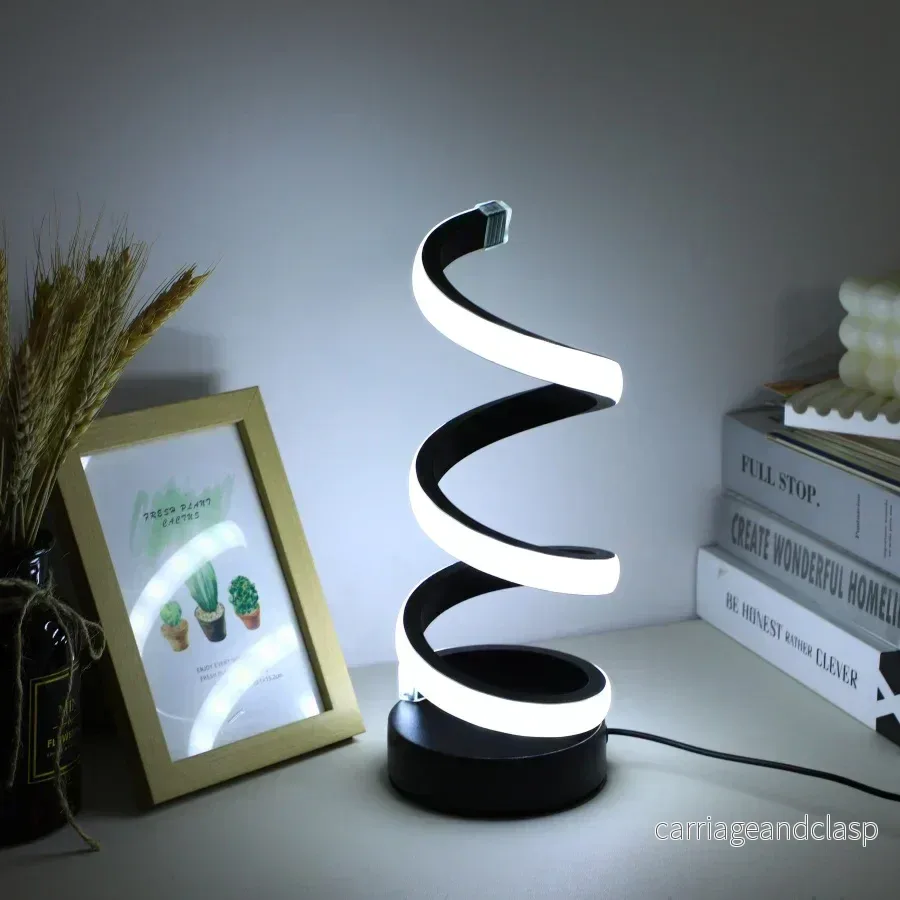 Modern Spiral LED Bordsarmatur | Veska Modern Spiral LED Bordsarmatur | Veska