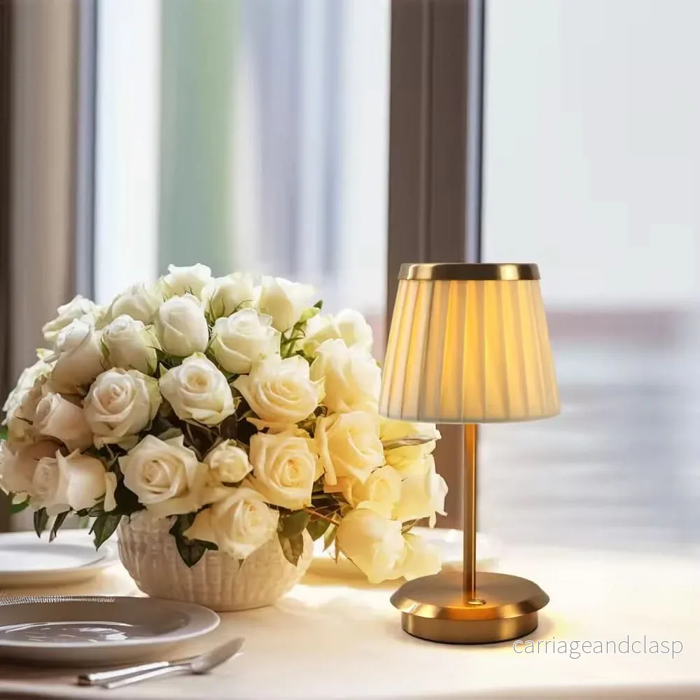 Elegant uppladdningsbar LED-bordslampa med touch-kontroll | Veska - Bild 3