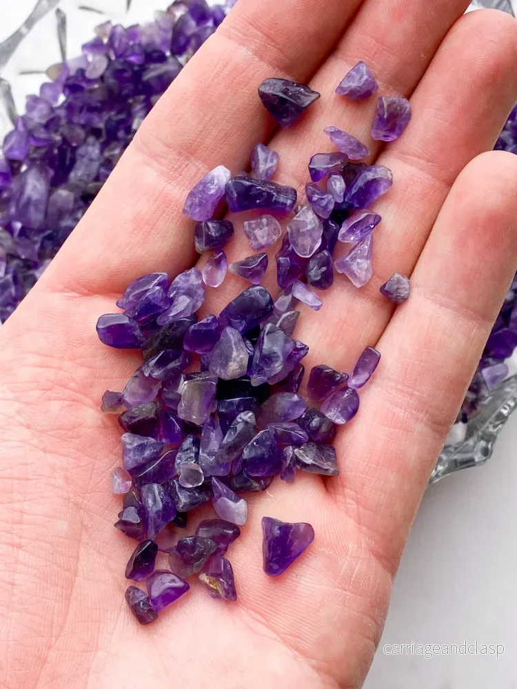 250G Amethyst Chips - Bild 2