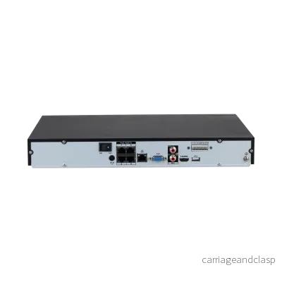 Dahua NVR4204-P-EI, 4x PoE, 2x SATA, utan lagring, max. 4 IP-kameror Svart - Bild 3