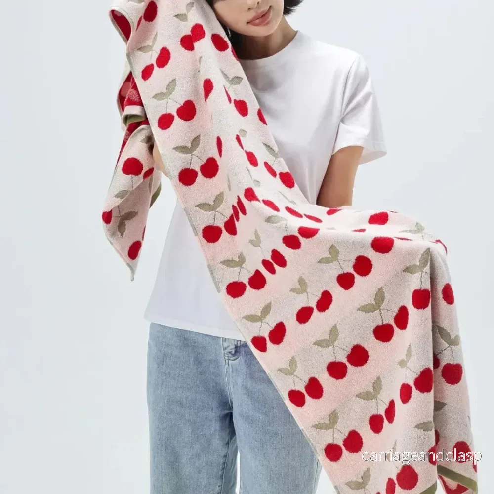 Cherry Cotton Handduk | Veska Cherry Cotton Handduk | Veska