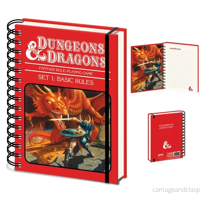 Dungeons & Dragons - Grundläggande Regler A5 Spiral Anteckningsbok - Pyramid