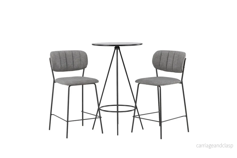 Bell & Bistro Barstolar + Barbord Svart - Bild 2