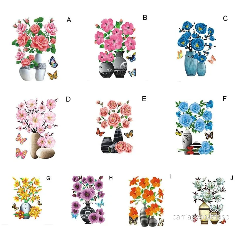 Blossom Booster 3D Dekorativa Blomsticker | Veska