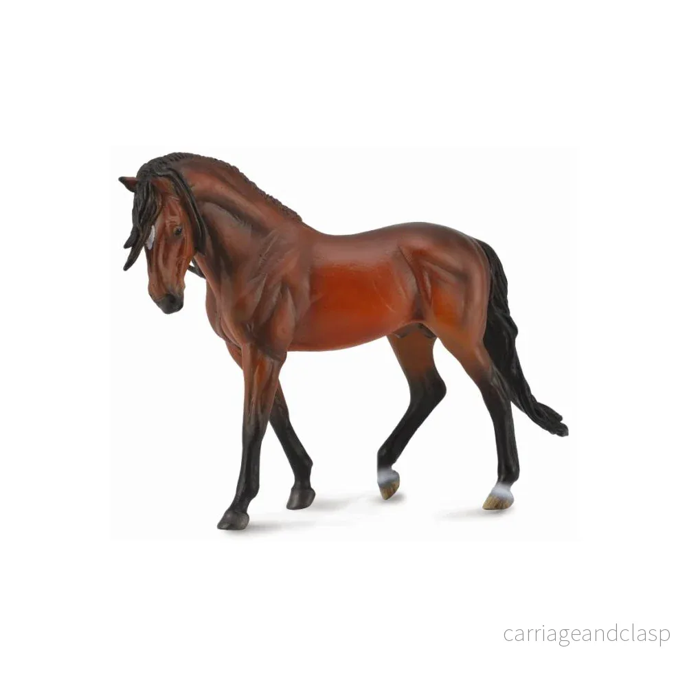 CollectA – Andalusier hingst ljus brun DELUXE (stor modell)