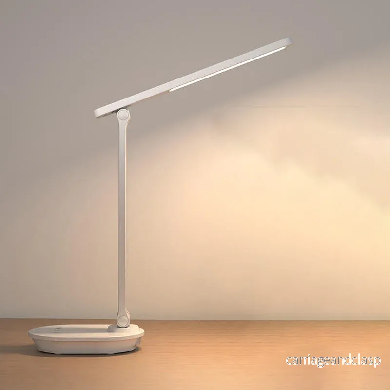 Modern Dubbel Vikbar Ögonvård Trådlös Uppladdningsbar LED Skrivbordslampa | Veska Modern Dubbel Vikbar Ögonvård Trådlös Uppladdningsbar LED Skrivbordslampa | Veska