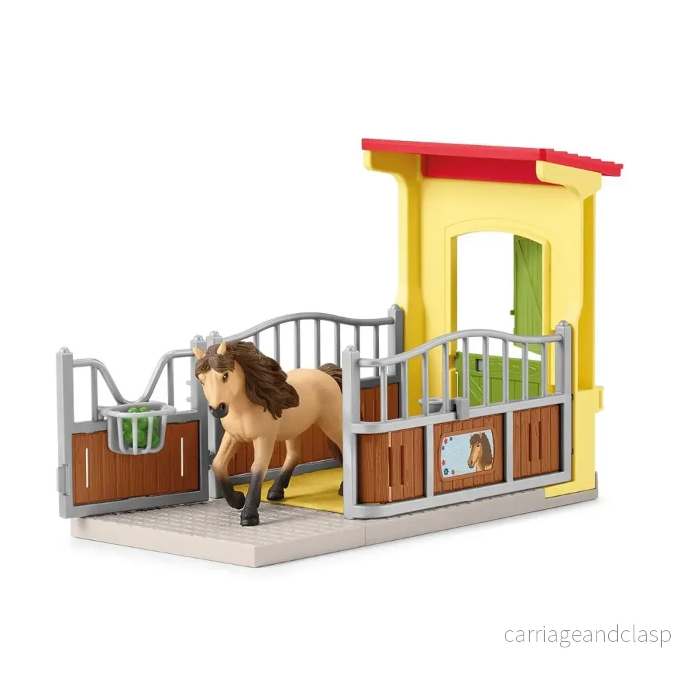 Schleich - Ponnybox med islandshingst