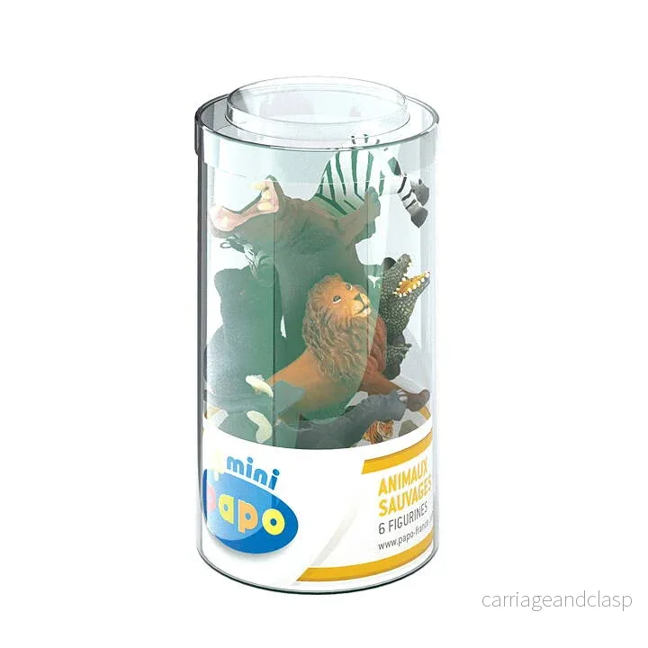 Papo - Mini wildlife set 1 i burk