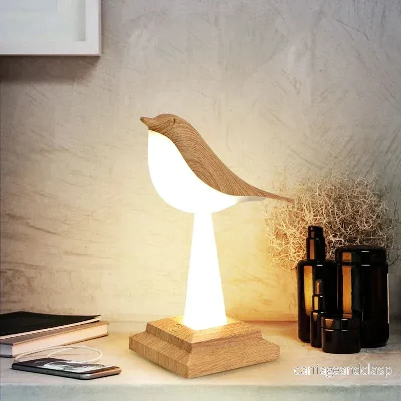 Eclectus Fågelinspirerad LED Bordslampa | Veska - Bild 3