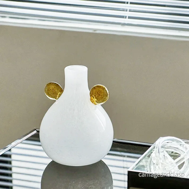 Färgad Globe Handtag Glasburk Vaskollektion | Veska - Bild 3