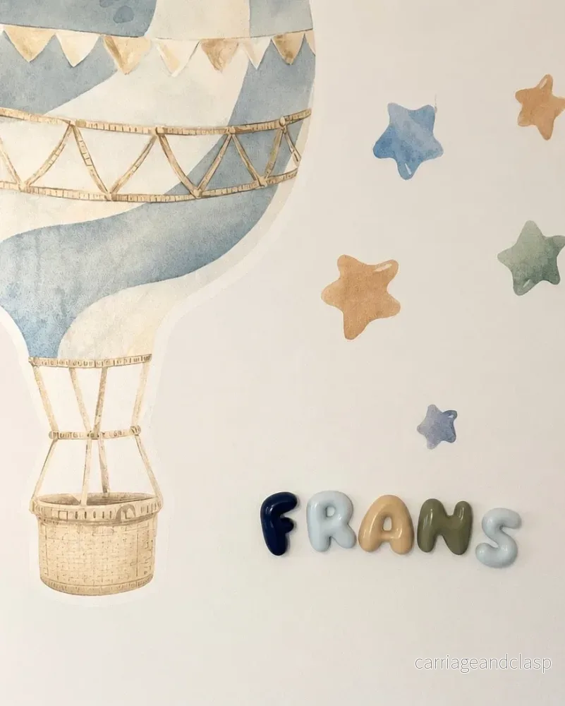 Bubble letters (12 cm)