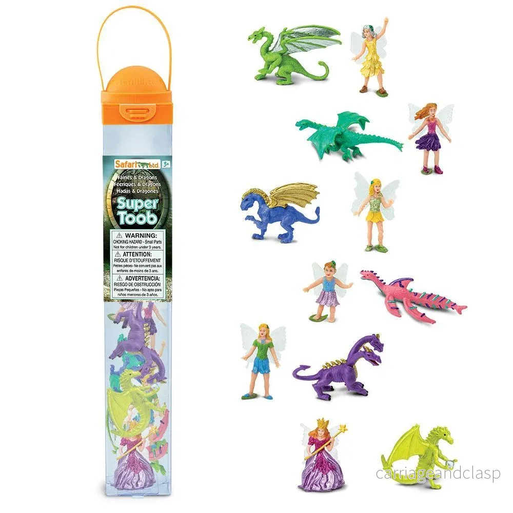 Safari Ltd – Älvor & Drakar Super TOOB® Safari Ltd – Älvor & Drakar Super TOOB®