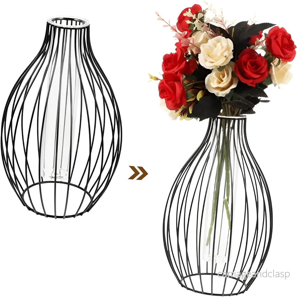 Slim metalram vases | Veska - Bild 3