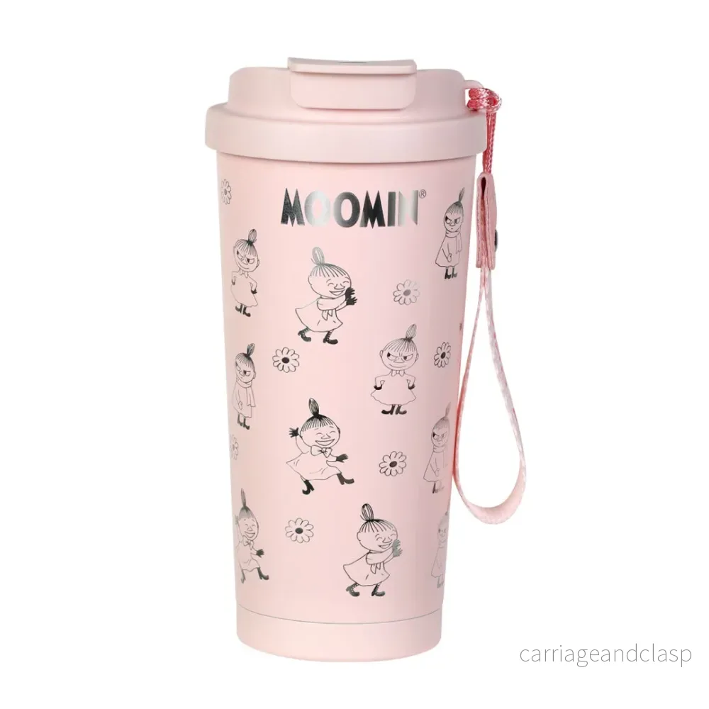 MOOMIN - Mumin Take Away Mugg / Vacuum Cup 580 ml - Lilla My Rosa/Silver