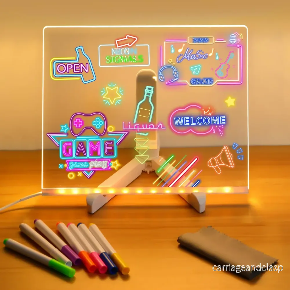 Bright Story Neon Skiss Ritplatta | Veska