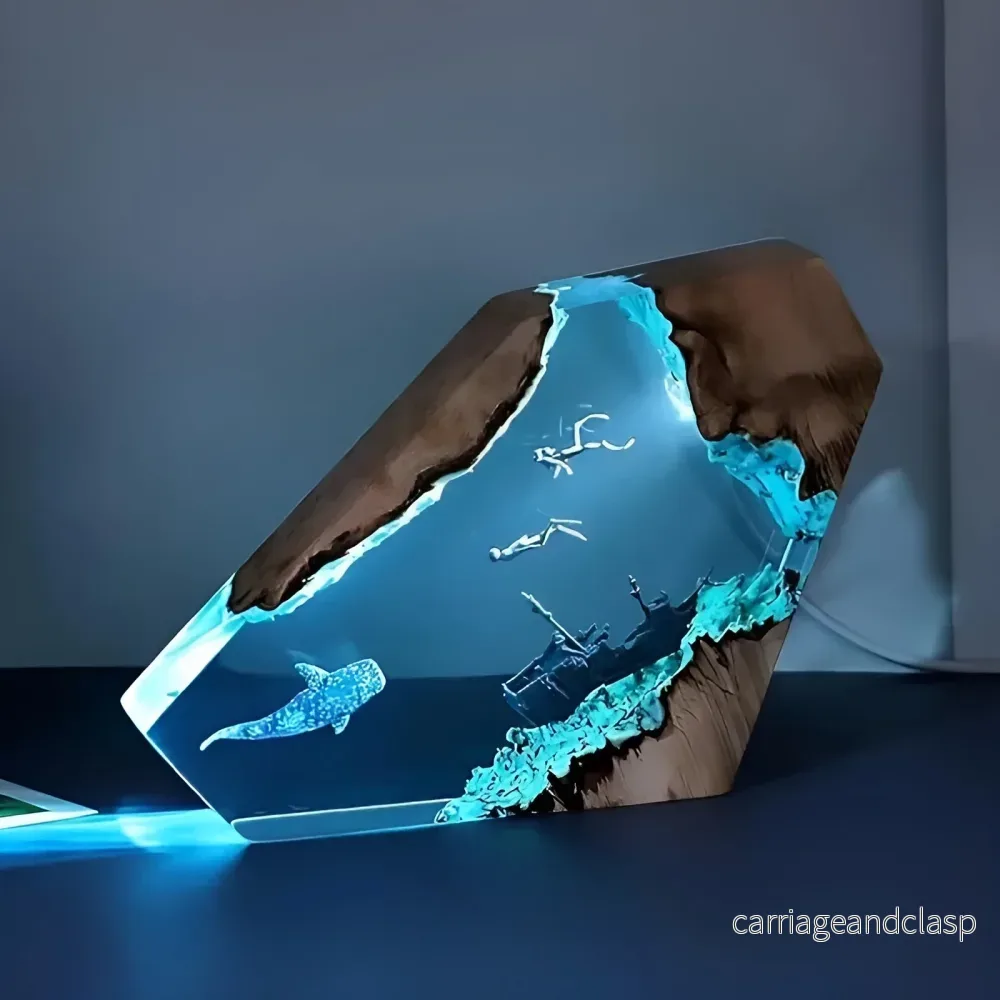 Veska | Refreshing Ocean Table Lamp – DeepDive Illumina