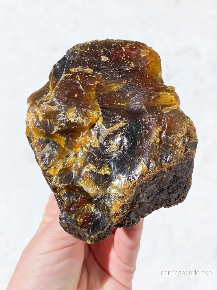 Stor rå indonesisk bärnsten (nr 4) Stor rå indonesisk bärnsten (nr 4)