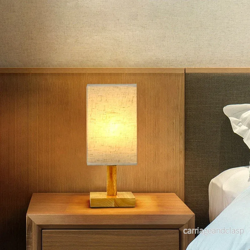 USB Bordslampa med Tygskärm – Modern LED Sänglampa för Sovrum & Kontor | Veska - Bild 3