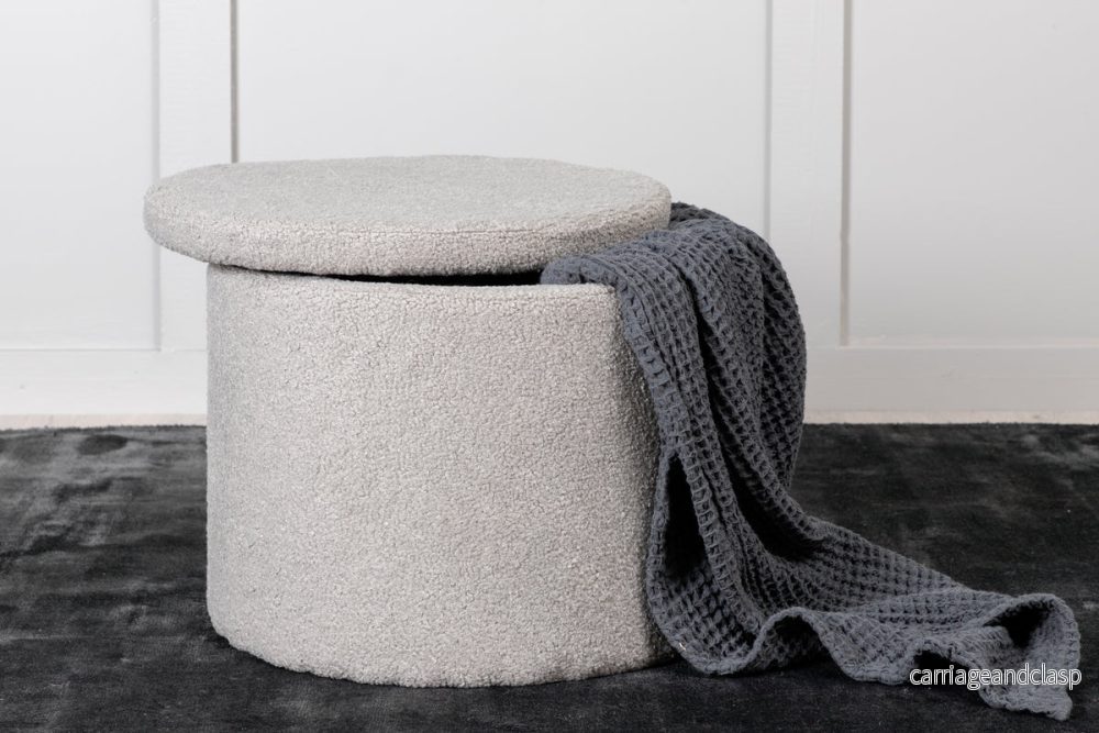 Dunken Sittpuff Greige