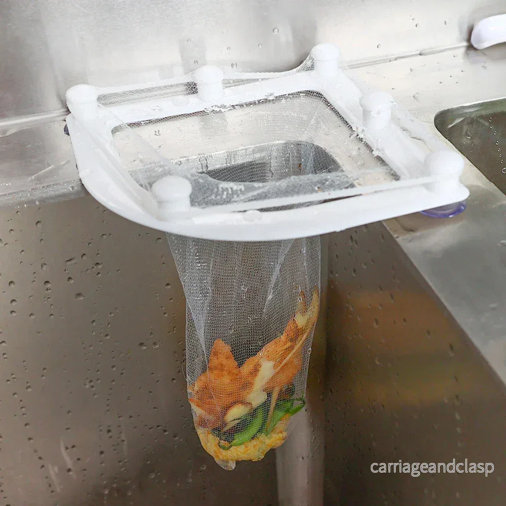 Royelux Triangel Sink Drain Filter - Anti-Clog Engångs Kök Filter | Veska - Bild 3
