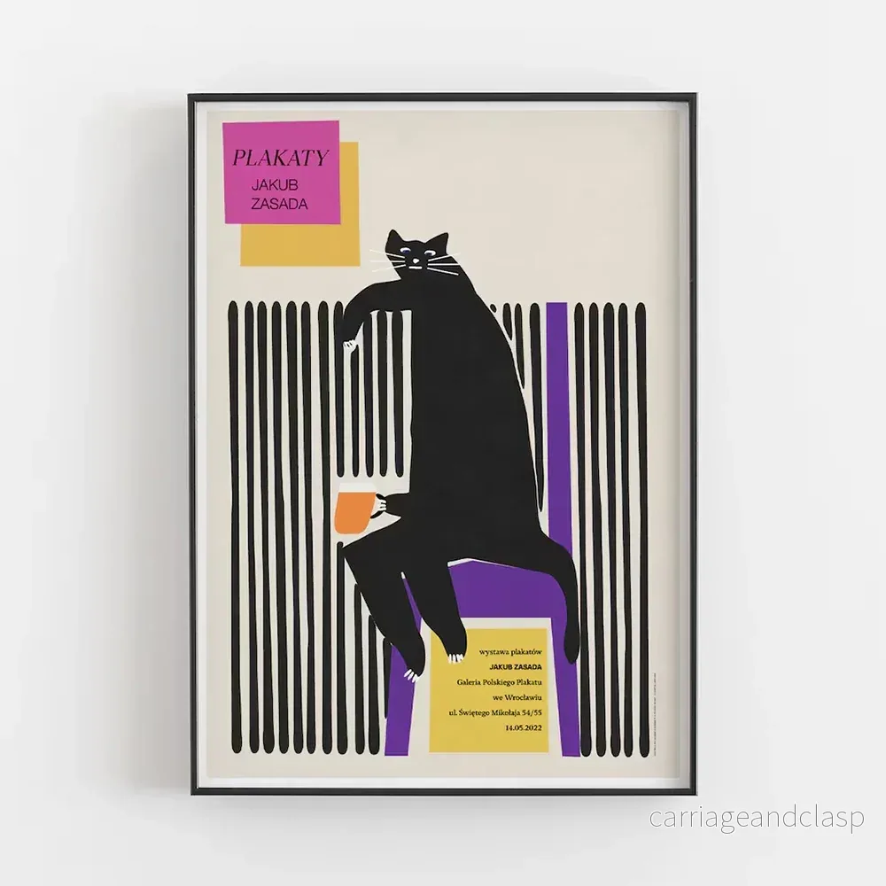 Funky Bear Cat Väggkonst | Veska Funky Bear Cat Väggkonst | Veska