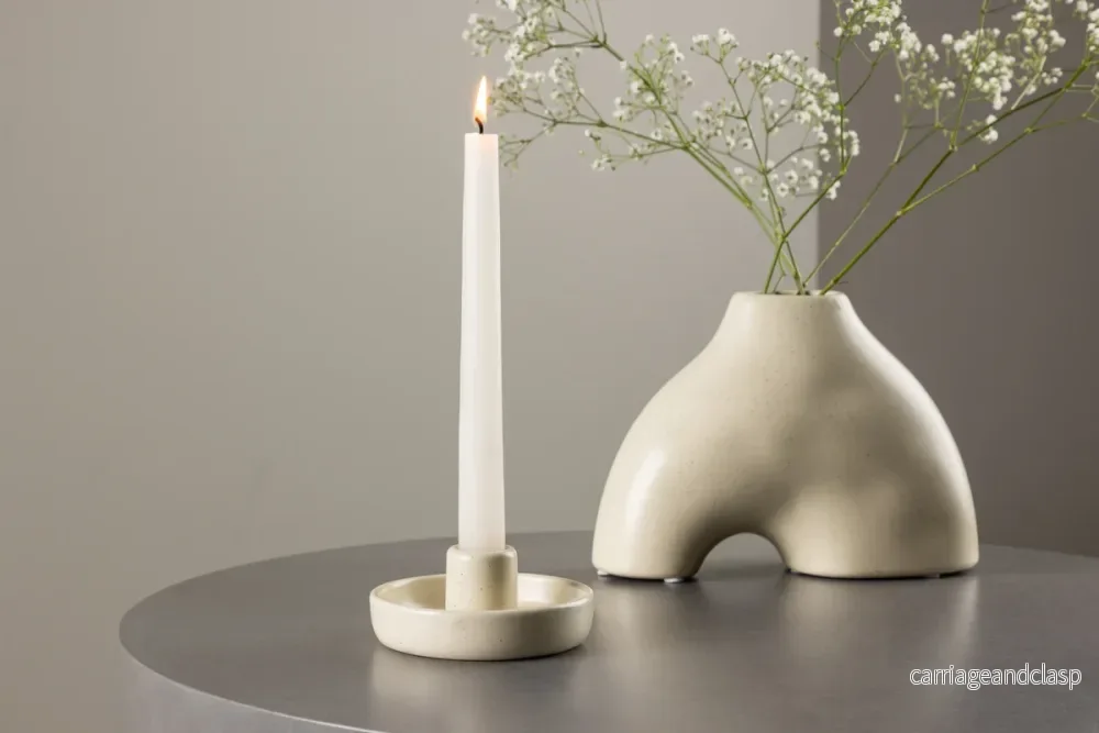 Otis Ljusstake Beige Otis Ljusstake Beige