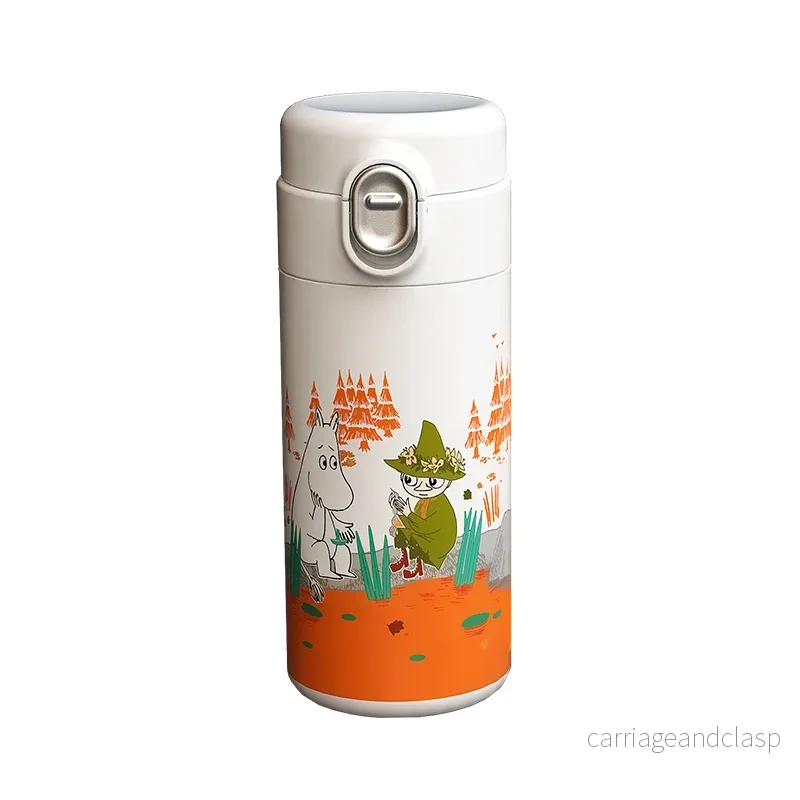 MOOMIN - Mumin Termosflaska / Vacuum Cup 330 ml - Vit/Orange - Bild 2