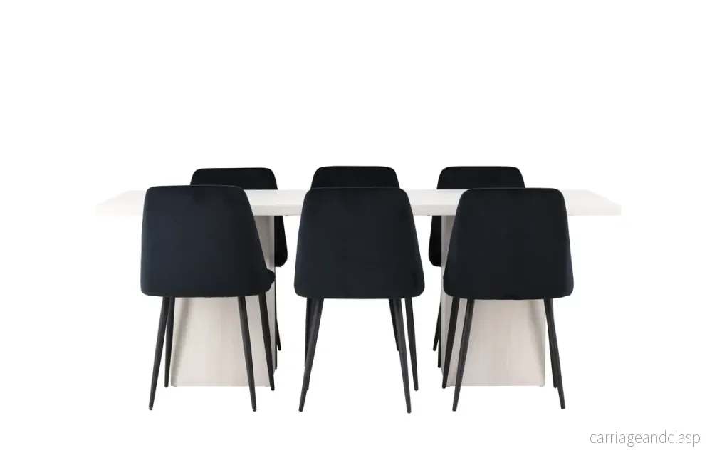 Night & Olga Matgrupp Svart/Vit - Bild 3