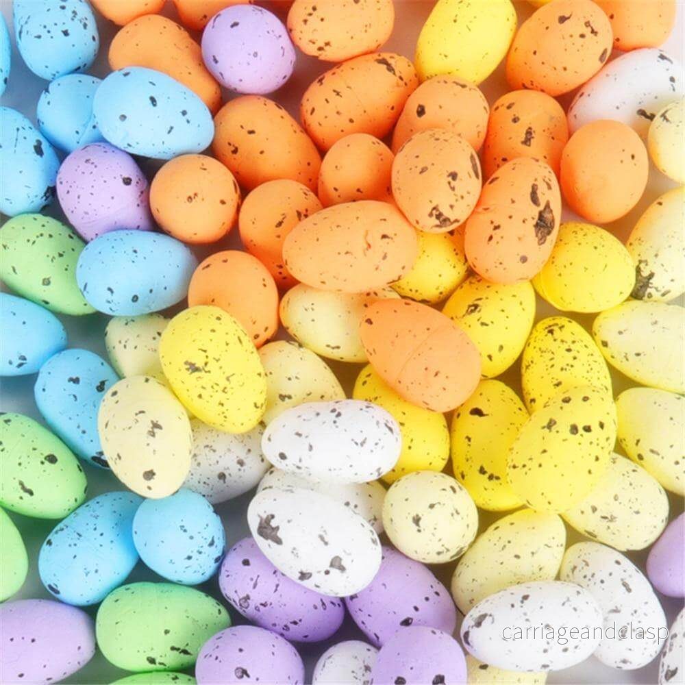 20st 3cm Glad Påsk Målad Gummiklädda Ägg Dekoration | Veska 20st 3cm Glad Påsk Målad Gummiklädda Ägg Dekoration | Veska