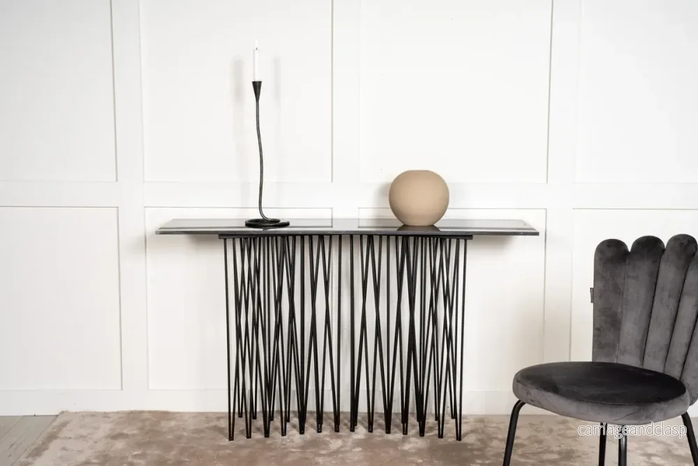 Stone Sidobord Svart