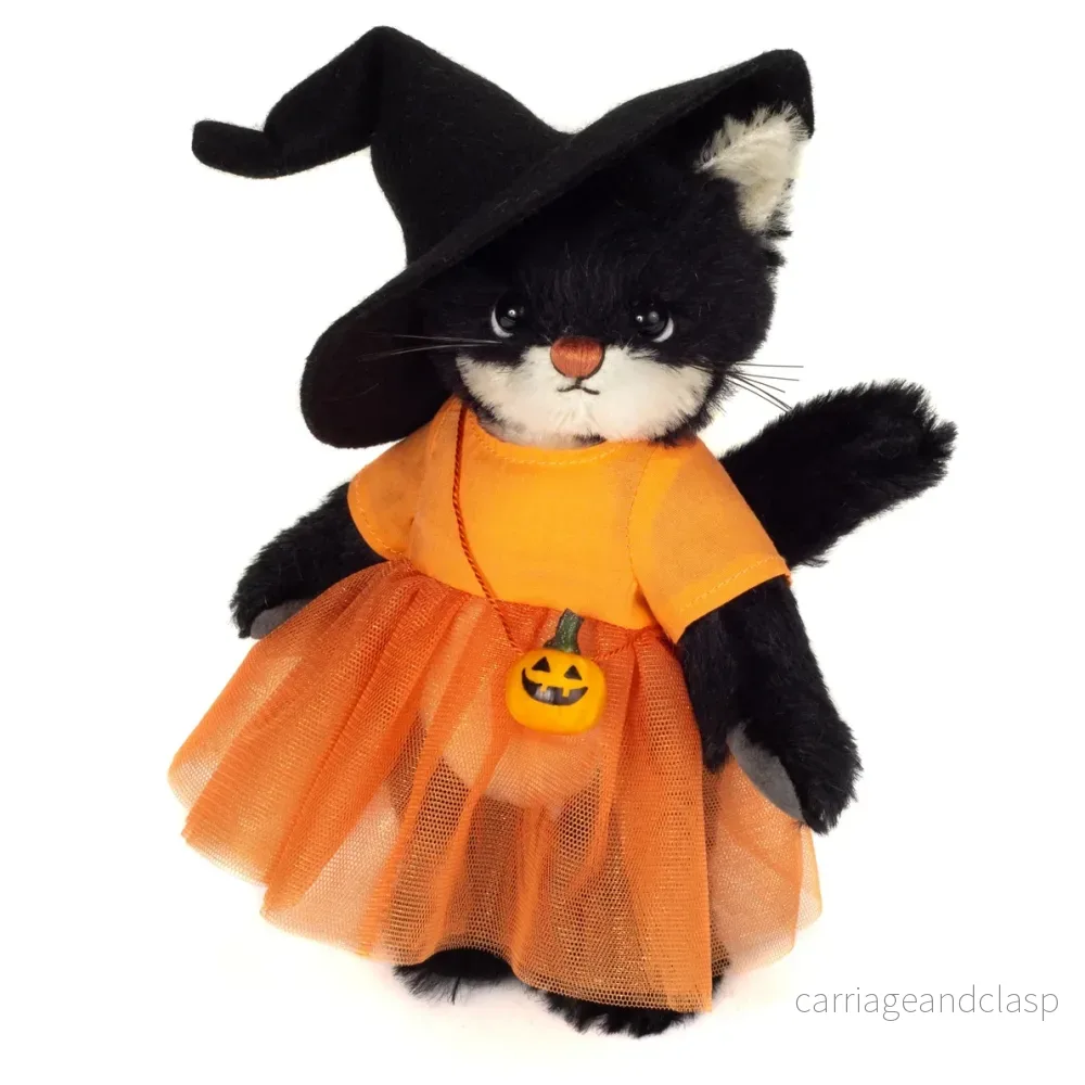 Hermann Teddy - Halloween Katt Harriet (Collector's Bears Deluxe Samlarobjekt begränsad upplaga)