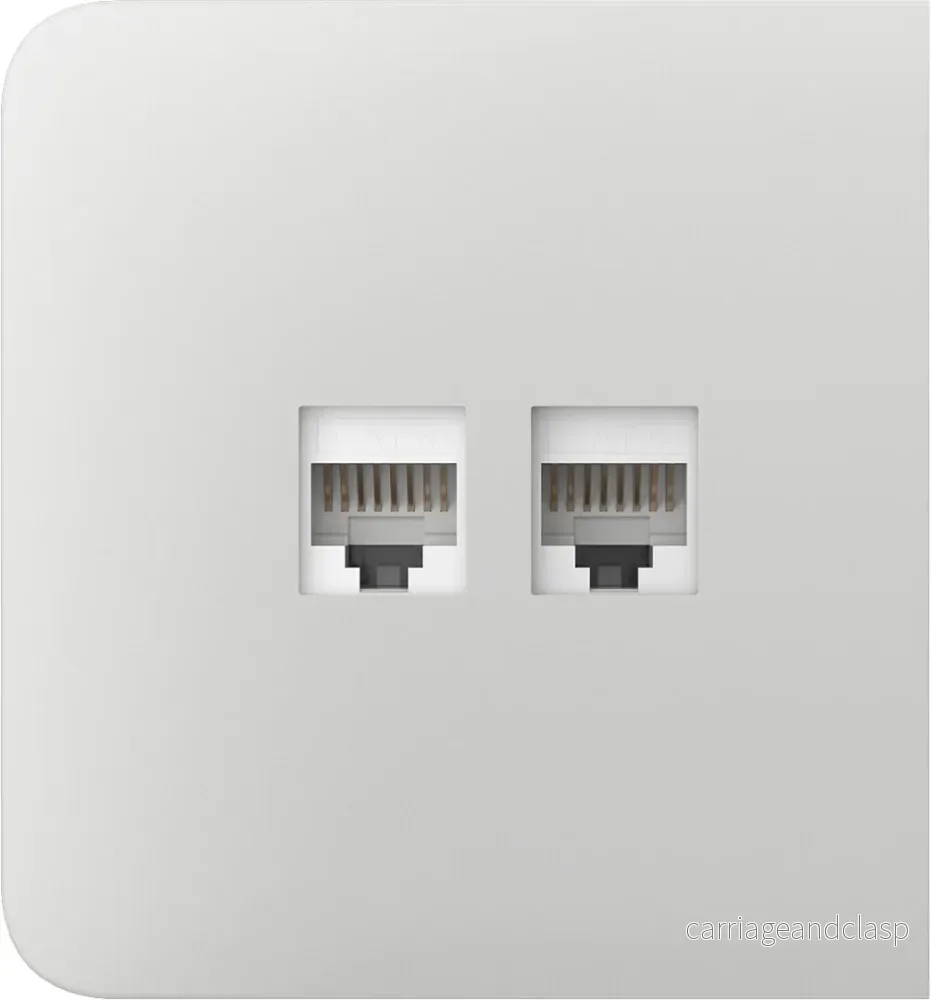 Ajax Systems SideCover LAN (horisontell) platta, lock (LAN-nätverksutgång)