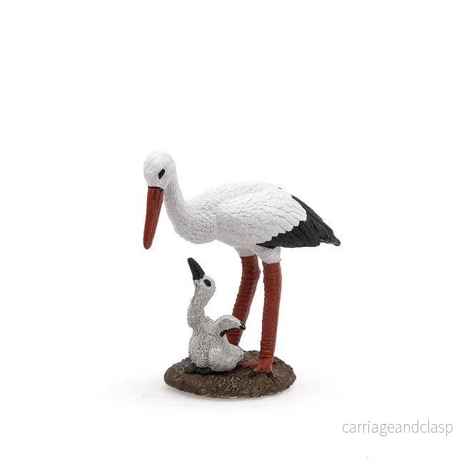 Papo - Stork med storkunge - Bild 3