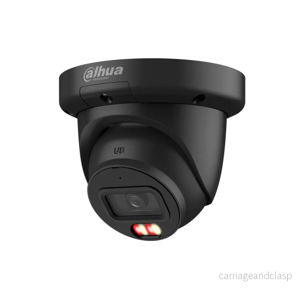 Dahua HDW3849QM-S-IL Svart, 8 MP, 2,8 mm-objektiv, Eyeball Smart Dual Light, Quick Mount