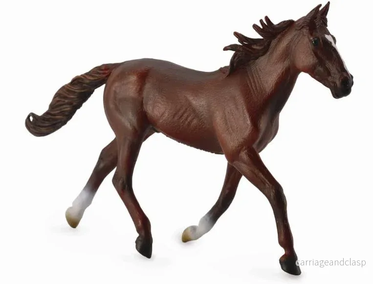 CollectA - Amerikansk travare fux hingst Amerikansk standardhäst)