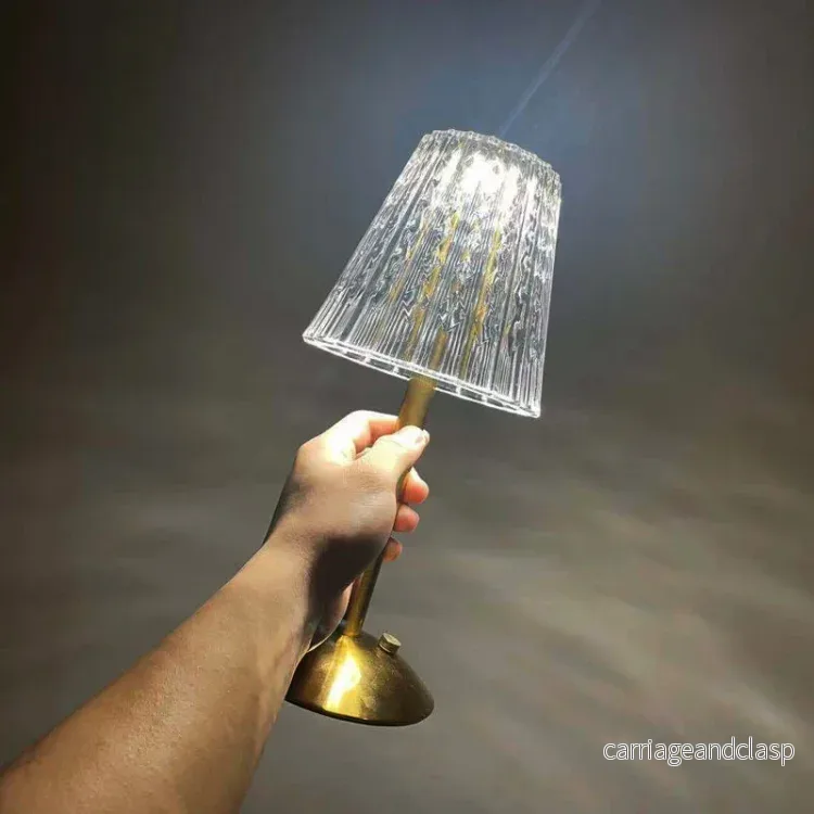 Bordslampa med kristallskärm och USB-laddning | Veska - Bild 3
