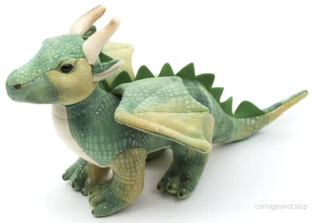 Uni Toys - Grön Drake Gosedjur - Bild 2