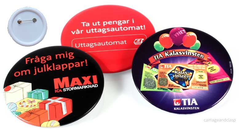 Knappar Kampanjknappar (32 mm Ø) Knappar Kampanjknappar (32 mm Ø)