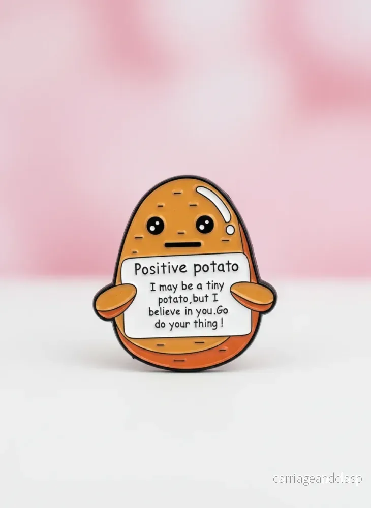 Pin – ”Positive Potato – I may be a tiny potato but I belive in you, go do your thing” Pin – ”Positive Potato – I may be a tiny potato but I belive in you, go do your thing”