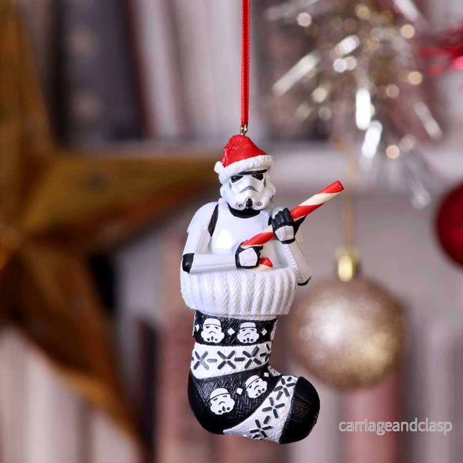ORIGINAL STORMTROOPER - Stormtrooper i Julstrumpa Julgransdekoration