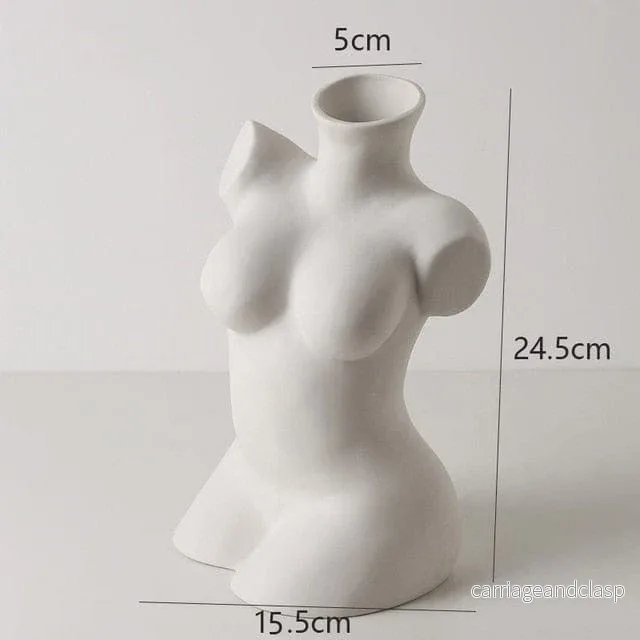 Hemdekoration skulptur keramikvas | Veska