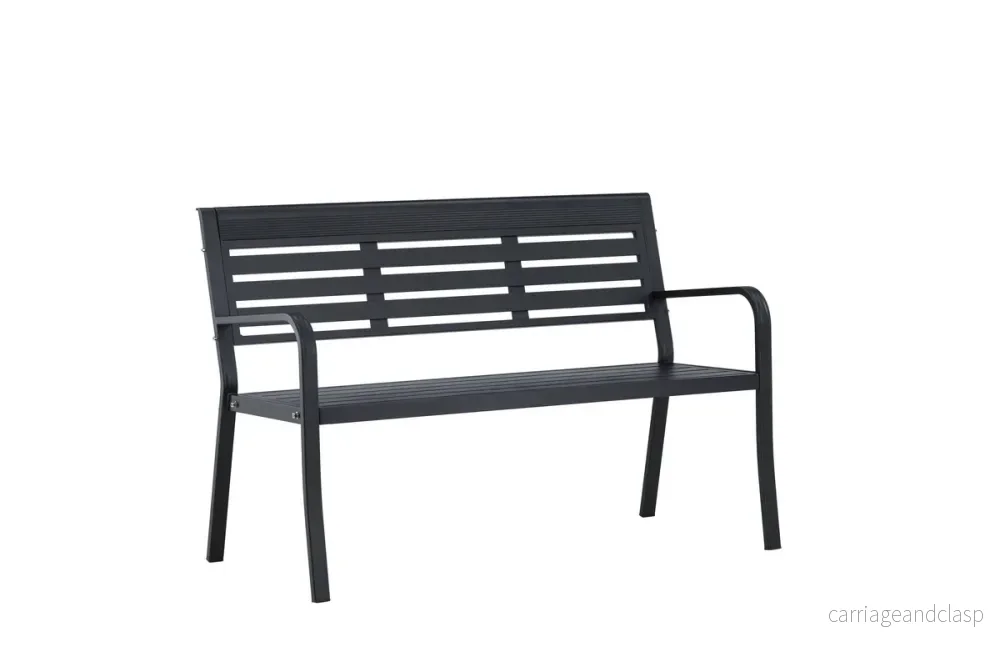 Elvas Bänksoffa 60 x 84 x 125 Svart - Bild 3