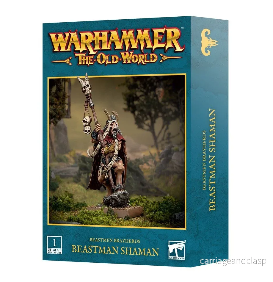 Warhammer: The Old World – Beastmen Brayherds – Beastman Shaman Warhammer: The Old World – Beastmen Brayherds – Beastman Shaman